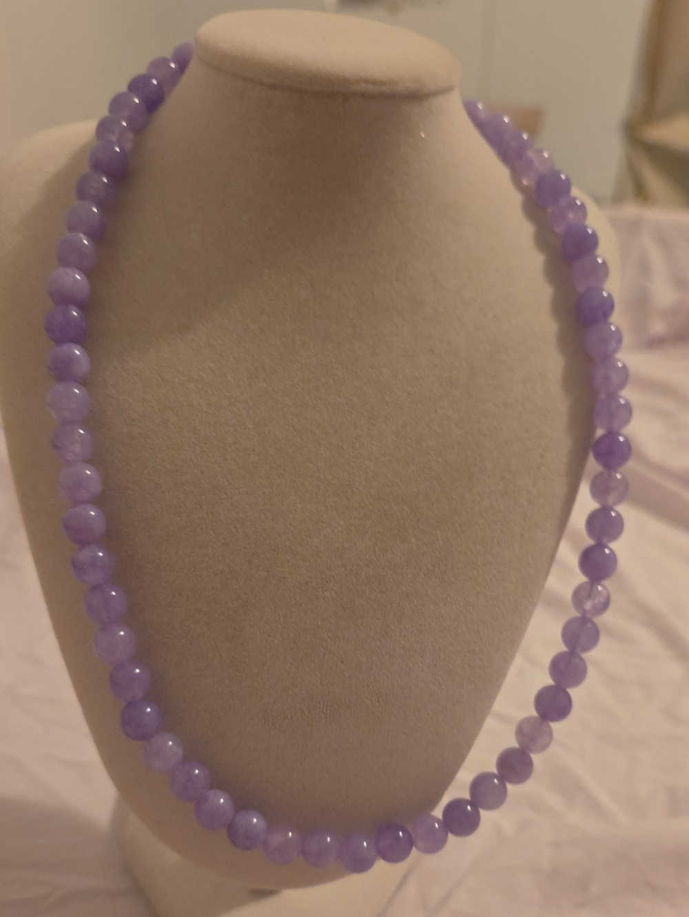 Lavender Jade Necklace - Elegant Women Jewelry